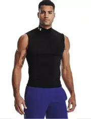 Under Armour Men's HeatGear Compression Mock Sleeveless Tank top
