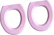 SWOOMEY 2pcs O-Shaped Eva Toilet Seat Cover Pads Washable Soft Thicken Closestool Mats for Bathroom Use for Ladies and Elderly