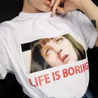 在飛比找蝦皮商城優惠-Mia Wallace Life Is Boring 短袖T