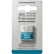 Winsor & Newton Professional Watercolour Paint Half Pan Cobalt Turquoise S4