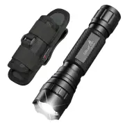 ULTRAFIRE Tactical Flashlight with Holster, Single Mode LED Flashlight 1000 H...