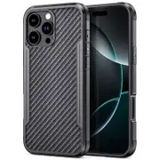 Tough On iPhone 16 Pro Max Case Iron Shield with MagSafe Carbon Fiber