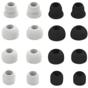 8pcs Ear Tips for Beats Powerbeats 2 - 3 Wireless Replacement Ear Black / White