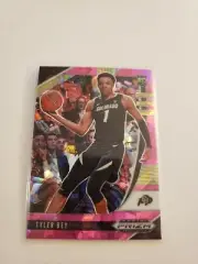 Tyler Bey 2020 Prizm Draft Picks Pink Cracked Ice RC Rookie Card #35