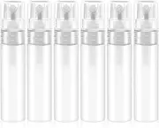 Pack of 6 Mini Perfume Refillable 5 ml Perfume Atomiser Empty Spray Bottles Travel Spray Container Plastic Fragrance Pump Case Portable Perfume Spray Bottle for Travel Going Out
