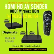 Premium Digimate WD-800 HD1080P HDMI Wireless AV Sender Receiver + Foxtel Remote