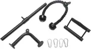 Weightlifting Cable Attachments for Cable Crossover, LAT Pulldown, and Power Cag