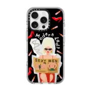 iPhone 16 Pro Clear Case MagSafe Compatible Modern Lady