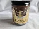 Bath & Body Works White Barn Gingerbread Marshmallow 1 wick Candle NEW #CC