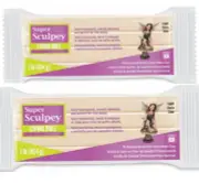 M02383x2 MOREZMORE 2 lb Living Doll LIGHT Polymer Bake Clay Super Sculpey