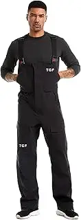 [TGF] Men's Foul Weather Fishing Bib Overalls Outdoor Waterproof Breathable Rain Bib