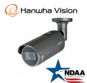 Hanwha Techwin QNO-8080R 5M POE IR Bullet IP66 IP SecurityCamera 3.2~10.0mmLens