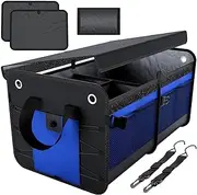 Truck Organizer | Vehicle Trunk Bin | Car Storage Trunk Organize r | Non-Slip Car Organization Bin, Foldable Vehicle Storage Organizer, Waterproof Sedan SUV Storage Box