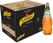 Dry Ginger Ale Zero Sugar, 12 X 1.1L