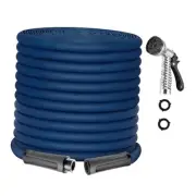 Garden Hose 50ft, Non-Expanding Lightweight Water Hose with 7 Function Nozzle