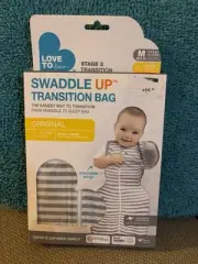 Swaddle Up Transition Bag 1.0 TOG size 00 unisex stripes NEW