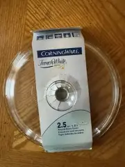 Corningware French white round glass cover (new)