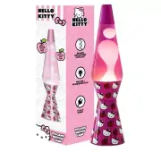 Hello Kitty 16” Lava Motion Volcano Lamp, Pink Wax In Pink Liquid