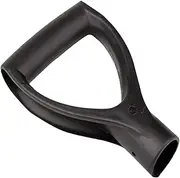 Leefasy Spade Grip Handle Replacement Spade,Handle PP Black 32mm,Spade Snow Spade Handle for Digging Raking Gardening Tool,Camp Spade