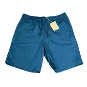 Patagonia Lightweight All-Wear Hemp Tidepool Blue Volley Shorts Men's Size M