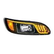 Black Out LED Peterbilt Headlight Passenger Side