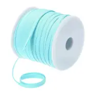 1/4 Inch Double Fold Bias Tape Continuous Bulk Bias Tape Lake blue 55 Yards