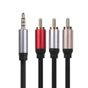 3.5mm AUX to 3 RCA Audio Video DVD HDTV AV Cord Cable