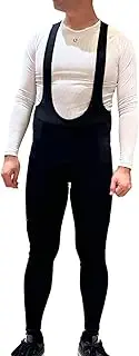 [KAPELMUUR] (カペルミュール) Capel Mule Cycling Pants, Light Warm Bib Tights 2, Black, Pro Ride Pad, Black, M