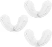 AutoBrush Single Sided U Shaped Nylon Brush Head Replacements, Soft and Unique 360° Nylon Bristles, Automatic Toothbrush Head Accessories,-Adults and Kids Sizes (Kids, Ages 6-8, 3 Pack)