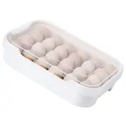 24 Grids Egg Tray Organizer for Fridge Bins Kitchen Container