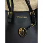 MK MICHAEL KORS JET SET TRAVEL 防刮牛皮托特包 手提包 肩背包 兩用包