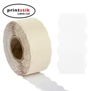 45,000 26 X 12mm WHITE PERMANENT PRICE GUN LABELS ,DANRO CT4 PUMA LYNX MOTEX