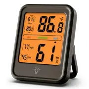 Digital LCD Desktop Thermometer Hygrometer Room Humidity Meter Magnetic Backlit