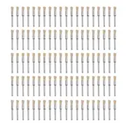 100 Pack Brass Wire Brushes Set Steel Wire Wheels Pen Brushes Set Kit Accesso...