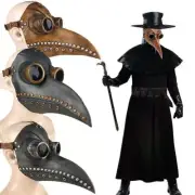 Doctor Bird Masks - Synthetic Leather Plague Bird Mask Halloween Cosplay Props