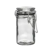 Argon Tableware Glass Storage Jar with Airtight Clip Lid - 70ml