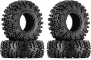 INJORA 1.3 Tyres - S5 Swamp Claw Terrain Tyres 70 x 27 mm for TRX4M SCX24 1/18 1/24 RC Crawler Car