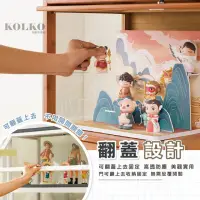 在飛比找momo購物網優惠-【Clook 鹿客家居】三面透明壓克力公仔模型展示櫃-五層7