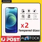 2xTempered Glass Screen Protector Fr iPhone 16 15 14 13 12 11 Pro XR XS Max 8 SE