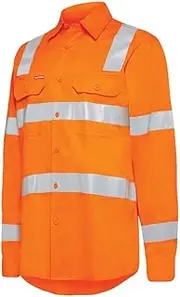 [Hard Yakka] Women's Hi-Vis Foundations Biomotion Taped Long Sleeve