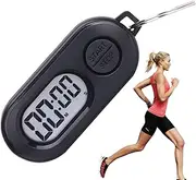 Time Counter Watch | Outdoor Stop Timer Keychain | Digital Accessories, Pocket Size Clock with LCD Screen for Playground, Classroom, Kitchen, Gym