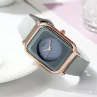 在飛比找蝦皮商城精選優惠-【GEDI】手錶女新款果凍設計長方形簡約時尚矽膠帶女士手錶