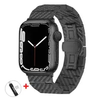 在飛比找蝦皮商城優惠-碳纖維蘋果手錶帶手鍊輕錶帶Apple Watch S8 ul