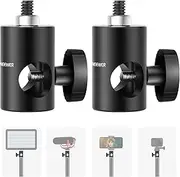 Neewer Rapid Adapter Convert with 1/4" Screw 2-Pack, Multi-Functional Light Stand Tip Adapter — Fit for Studio Monitor Stand, Camera Mount, Photo Studio Photography Light Stand — ST12
