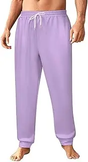 [Generic] Men's Sweatpants, Pale Violet-377, Polyester Joggers, Sweatpants Jogging Pants for Workout Running