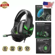 Fenrir S Gaming Headset with Noise-Cancelling Mic & RGB Lights for Enhanced Play