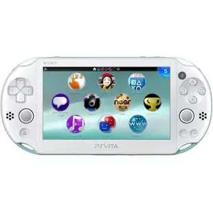 【二手主機】SONY PSVITA 2007 主機 淺藍白 附充電器 USB傳輸線 PS VITA PSV 裸裝 台中