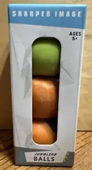 Sharper Image Set 3 Juggling Balls Small & Lightweight Great For Beginners