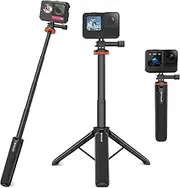 PULUZ 52cm Insta 360 x4 Tripod Stand for Insta360 One X2 X3 X4, Selfie Stick Extension Pole for DJI Action 5 Pro Pocket 3 Ation3 4 for GoPro 13 12 11 10 9
