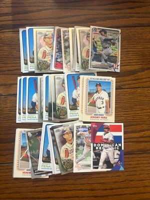 Jeremy Pena 50 Card Rookie Rc Lot ! Astros